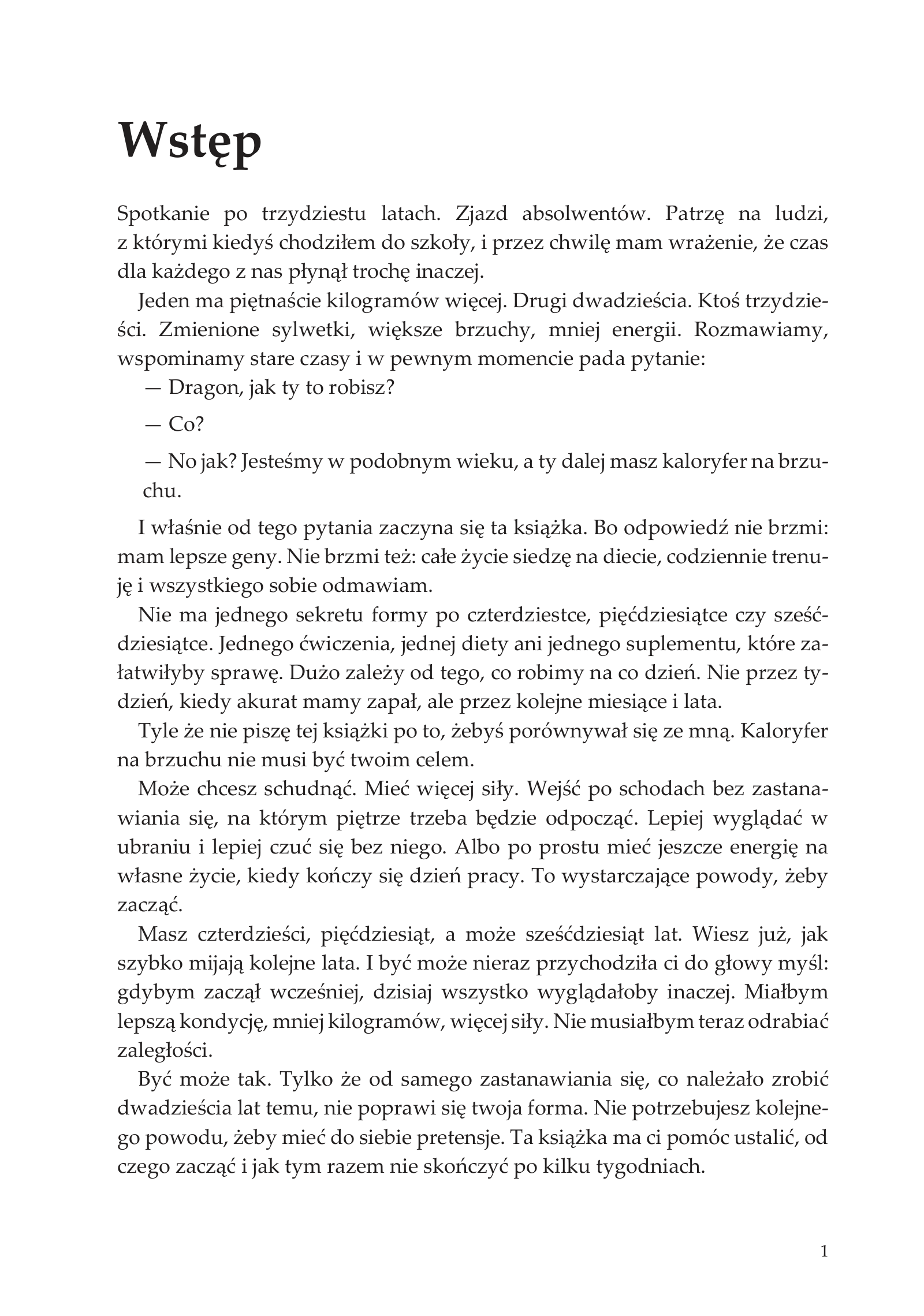 Wstęp — pierwsza oryginalna strona tekstu z książki Forma ponad czasem